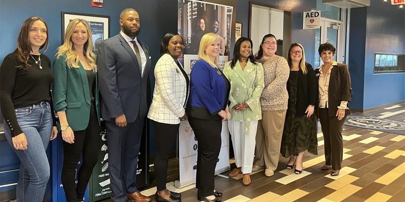 Members of the WSFS Bank Small Business and SBA teams, the African American Chamber of Commerce and the Philadelphia Union.
