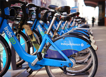 Bicycle Transit Systems’ bike share system Indego.