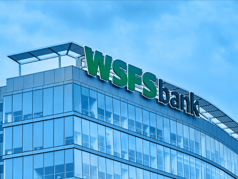 Bank Center WSFS Bank branch.
