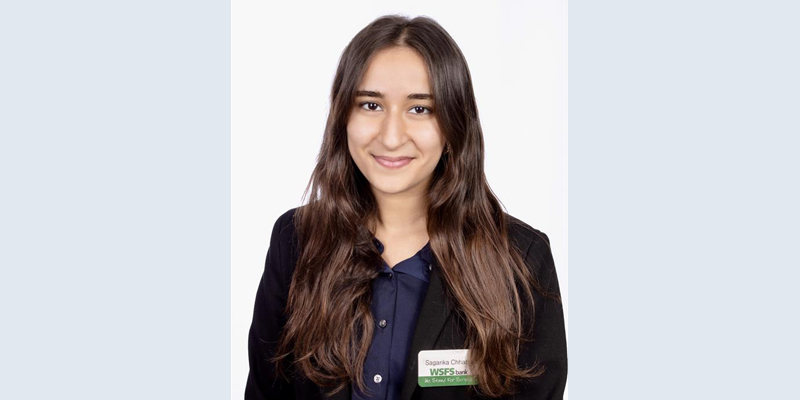 WSFS expands Sagarika Chhabra’s horizons through summer internship
