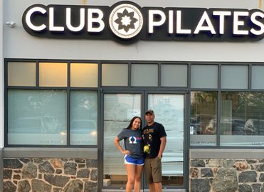 Greg and Ayanna Wright, owners of Club Pilates Pike Creek in Wilmington, Delaware.
