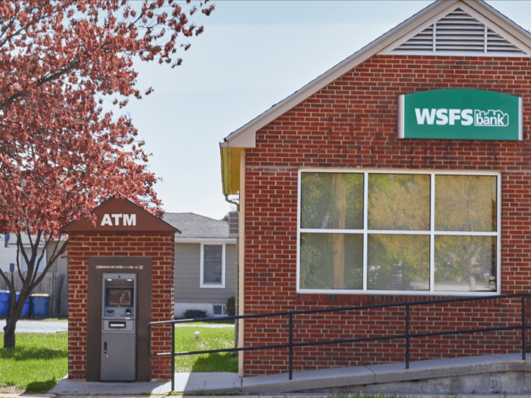 Delaware City WSFS Bank branch.