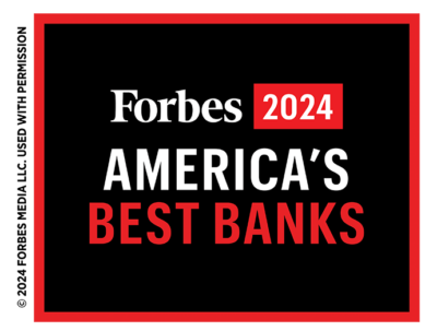 Forbes 2024 America's Best Banks.