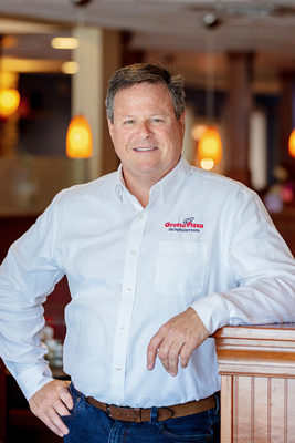 Grotto Pizza Executive Vice President Jeff Gosnear.