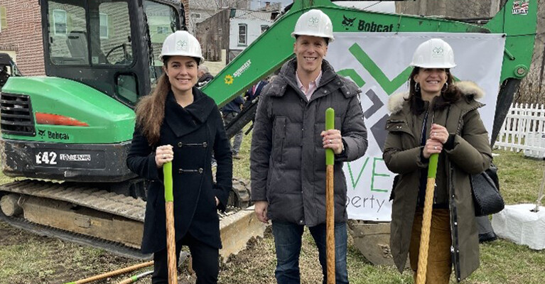 A groundbreaking with Civetta Property Group.