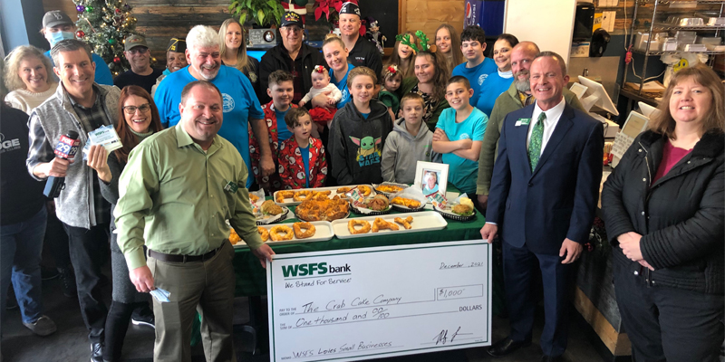 WSFS Loves Small Businesses: The Crab Cake Company Continues Late Co-Owner’s Legacy By Supporting Families, Friends and Frontline Workers in Their Community