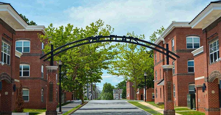 The Flats apartment complex.