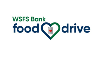 WSFS Bank Food Drive logo.