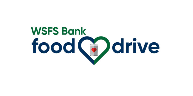WSFS Bank Food Drive logo.