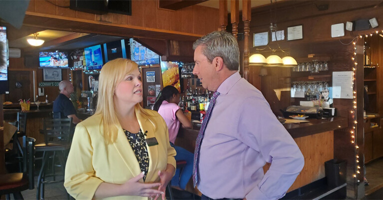 Fox 29 and WSFS Bank associates.
