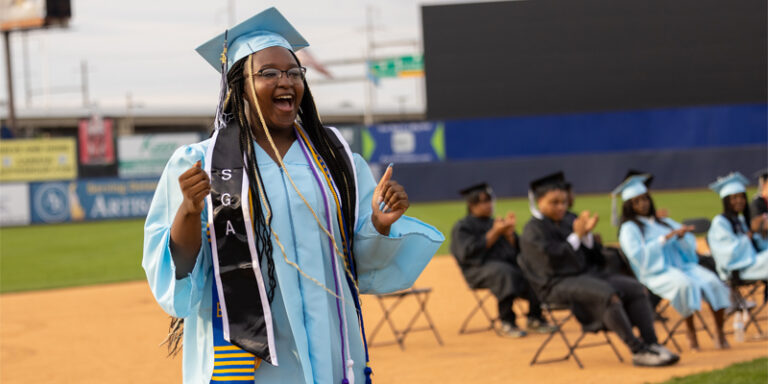 A graduate recipient of the WSFS Cares Foundation grant.