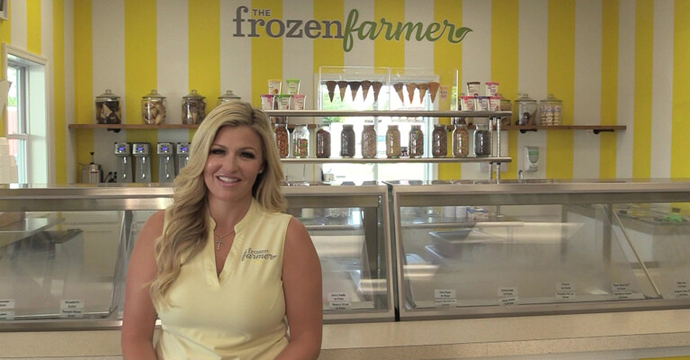 Katey Evans, Co-Founder of Bridgeville, Del.-based The Frozen Farmer.
