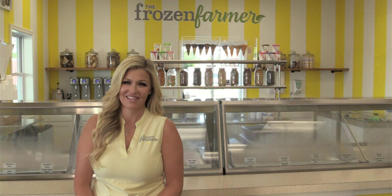 Katey Evans, Co-Founder of Bridgeville, Del.-based The Frozen Farmer.
