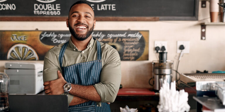 A franchisee at their business.