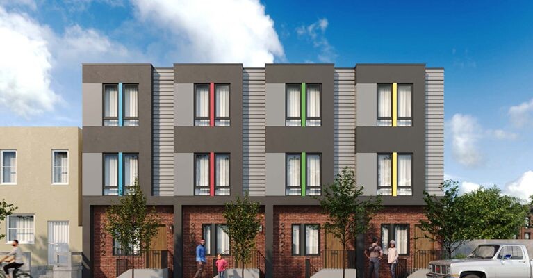 Image of new condo housing.