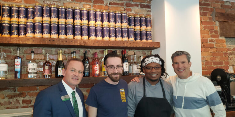 New Ridge Brewing staff and WSFS Associates.