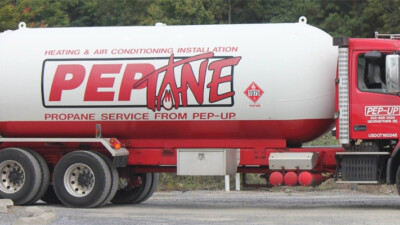 Peptane propane truck.