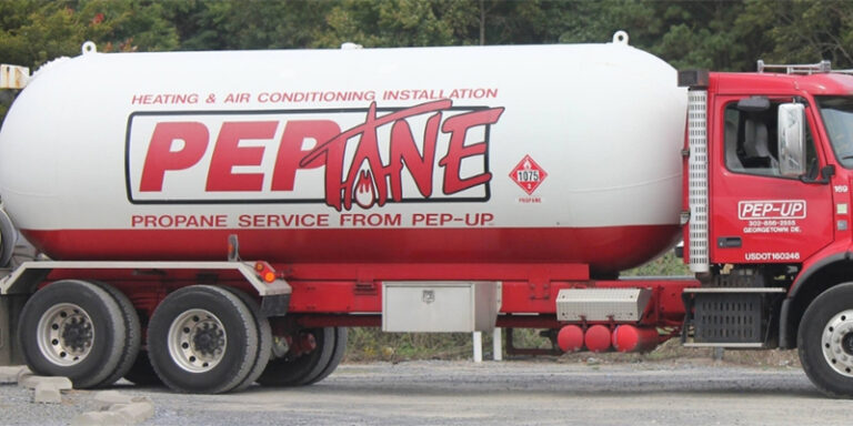 Peptane propane truck.