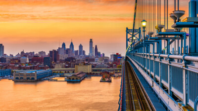 An image of the Philadelphia skyline.