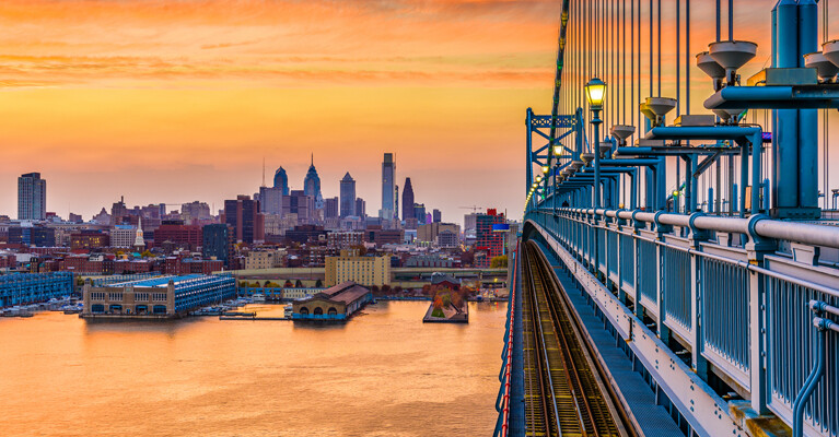 An image of the Philadelphia skyline.