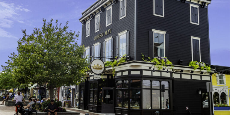 Queen May, wide exterior photo