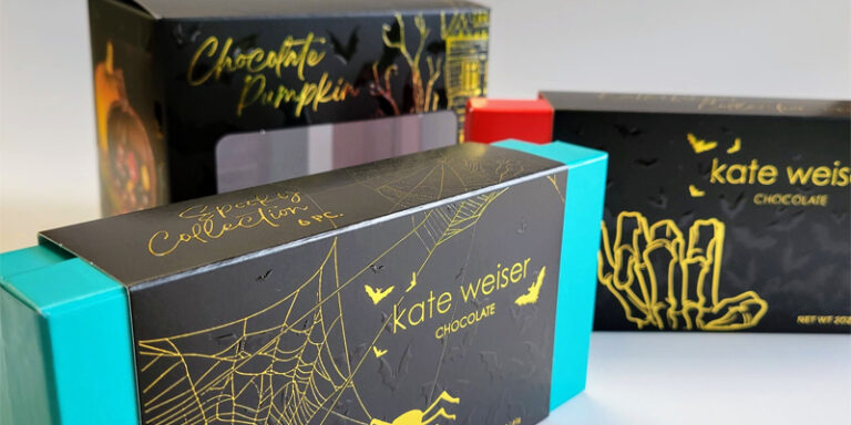 Kate Weiser chocolate boxes.