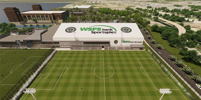 A rendering of the WSFS Bank Sportsplex.