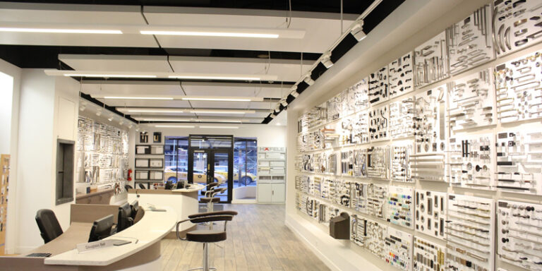 The showroom of Simon’s Hardware & Bath, a TSG Plumbing company.