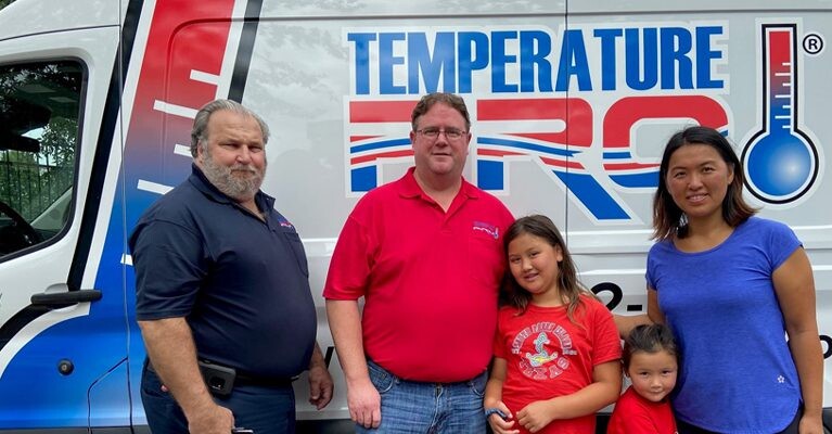 Temperature Pro owners and their family.