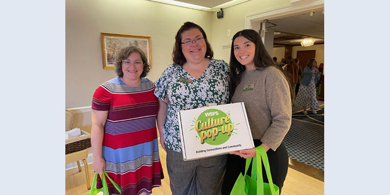 Baily Dellelis and fellow WSFS Associates