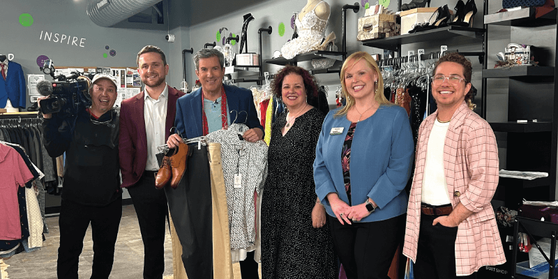 The Wardrobe and WSFS tackle clothing insecurity on Fox 29