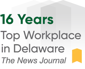 Top rated workplace in Delaware award logo