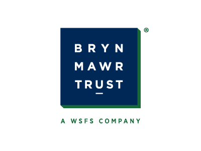 Bryn Mawr Trust: A WSFS Company logo. Registered trademark.