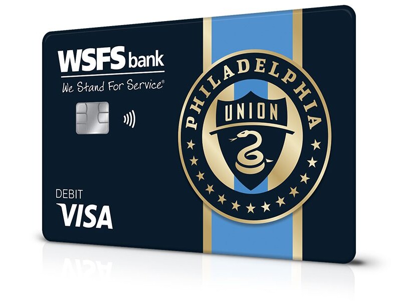 WSFS Bank Union Visa Debit Card.