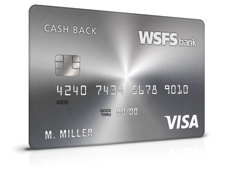WSFS Visa Cash Back credit card.