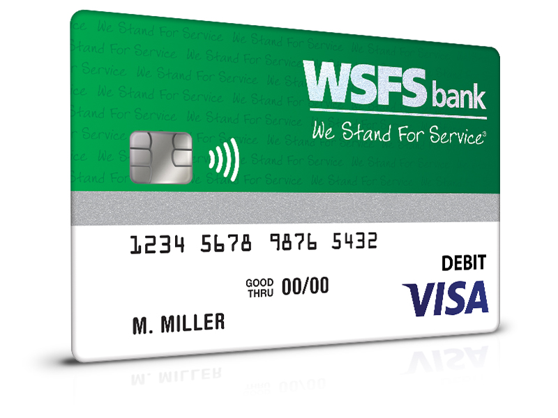 WSFS Visa debit card.